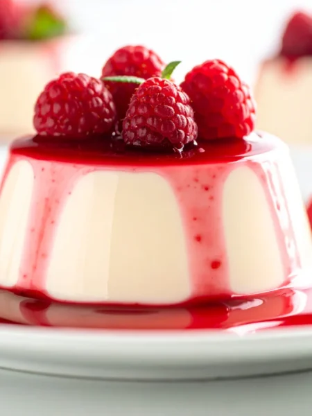 Panna Cotta de Frutas Vermelhas