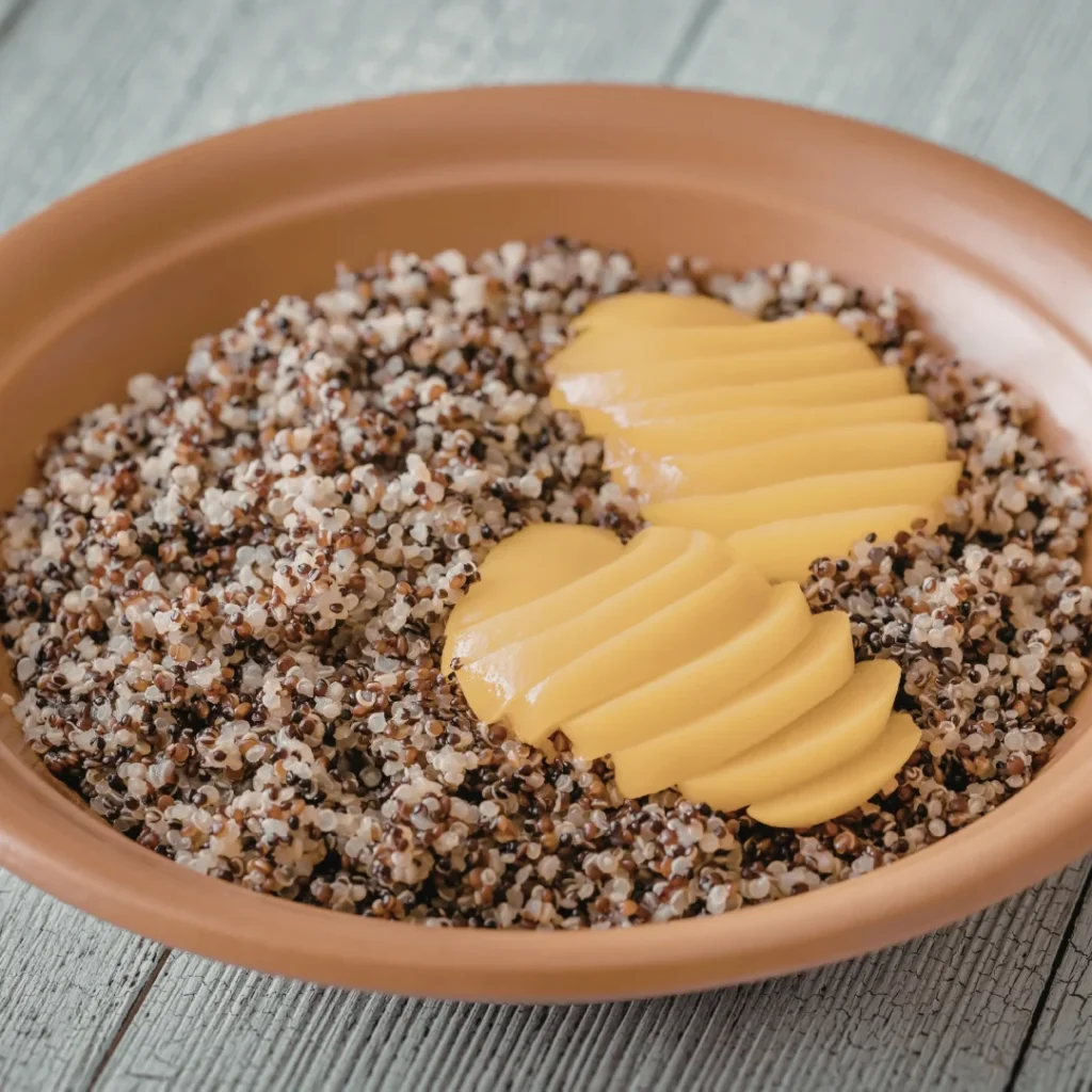Quinoa com Manga
